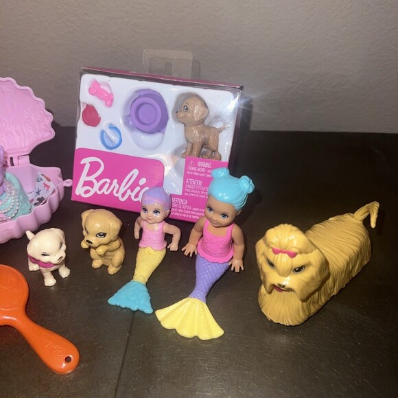 Mattel Barbie Doll Lot Dreamtopia Posh Pets Accessories And More 11 Piece Lot - Picture 4 of 10